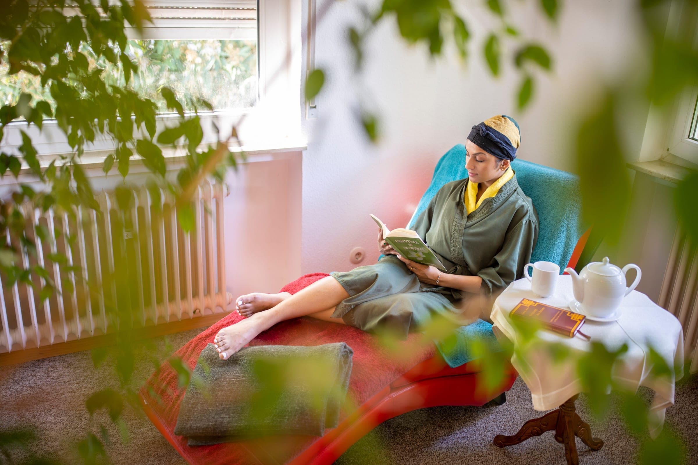 Entspannende ayurvedische Ölmassage
