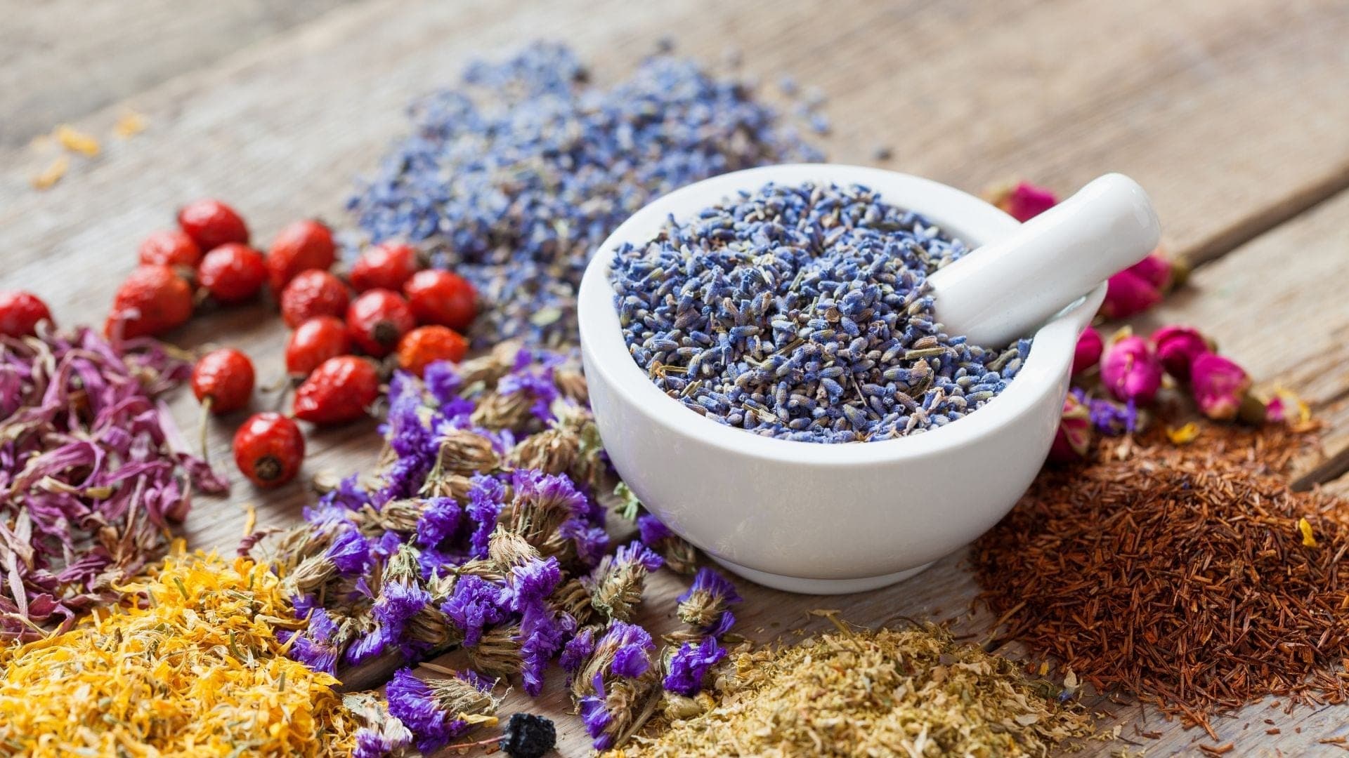 Blüten für ayurvedische Pflege
